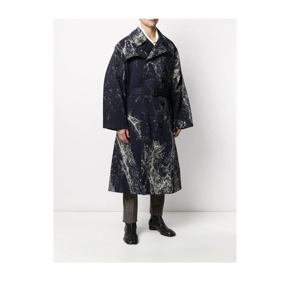 Maison Margiela Painted Trench Coat - Picture 2 of 16